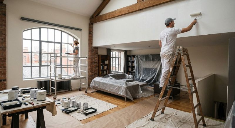 Attic Painting in Kansas City, KS