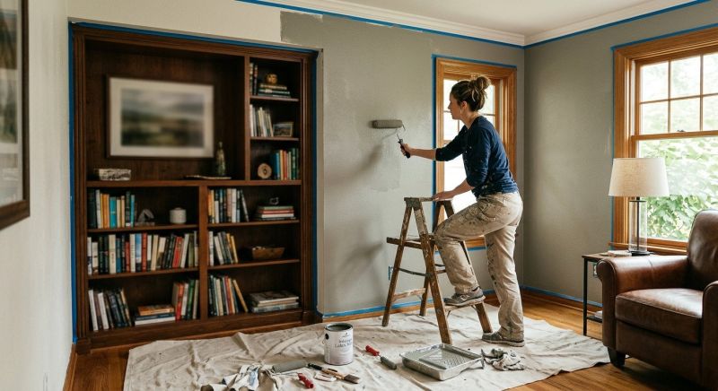 Closet Painting in Wilmington, NC