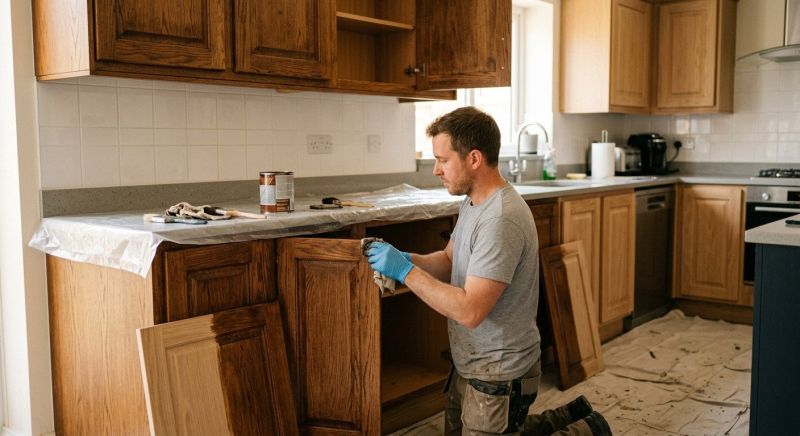 Wood Cabinet Refinishing in Terre Haute, IN