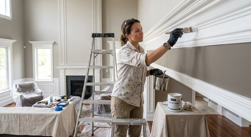 Attic Painting in Kansas City, KS