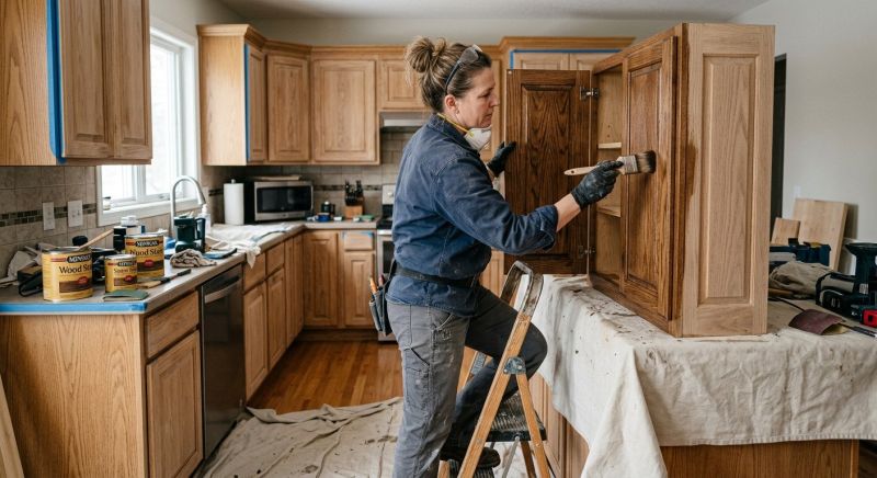 Cabinet Staining Service in Terre Haute, IN