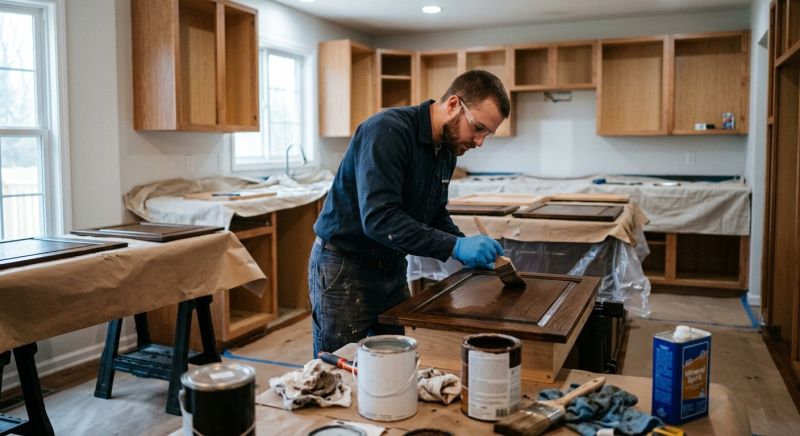 Cabinet Staining Service in Muncie, IN
