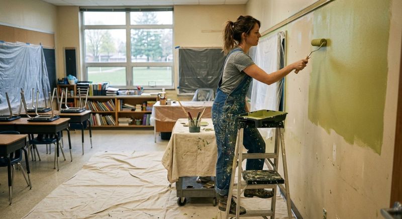 Classroom Painting in Longmont, CO