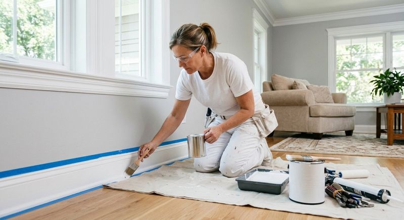 Closet Painting in Wilmington, NC