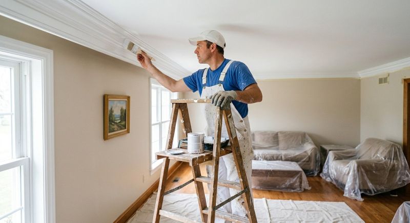 Crown Molding Painting in Wilmington, NC