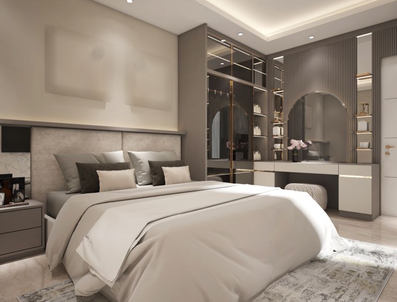 Luxurious Faux Finish Bedroom