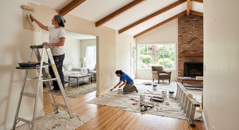 Textured Wall Painting in Wilmington, NC