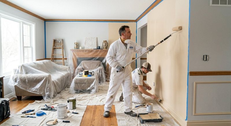 Townhouse Interior Painting in Waco, TX